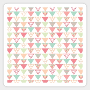 Pastel Triangle Pattern Sticker